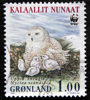 Greenland 1999   Snowy Owls  MiNr.331X    (o)  ( Lot  D 1518 ) - Usati