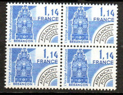 Préoblitéré Yvert N° 171 ** -  1,14 Monuments Historiques, Bloc De 4 - 1964-1988