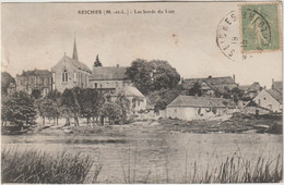 Dav :maine Et Loire : SEICHES : Les  Bords  Du  Loir - Seiches Sur Le Loir