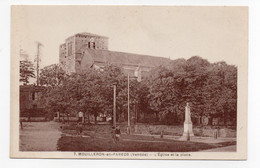 85 VENDEE - MOUILLERON EN PAREDS L'Eglise Et La Place - Mouilleron En Pareds