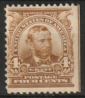 USA 1902 1 Cents MH* Perf. 12  Scott No. 300 Unused. - Nuevos