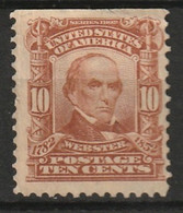 USA 1903 10 Cents MH*  Scott No. 307 - Nuevos