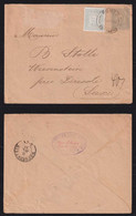 Portugal 1893 Registered Uprated Stationery Envelope 50R PORTO ESTACAO TAIPAS X DRESDEN Germany - Covers & Documents