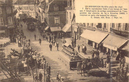 BELGIQUE - Bruxelles - La Navigation Au XVIe Siècle - Inauguration Des Chemins De Fer.. - Carte Postale Ancienne - Altri & Non Classificati