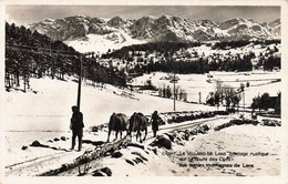 Villard De Lans * Un Attelage Rustique Sur La Route Des Clois * Vue Sur Les Montagnes De Lans - Villard-de-Lans