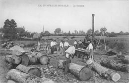 CPA 28 LA CHAPELLE ROYALE LA SCIERIE / METIER / BOIS - Autres & Non Classés