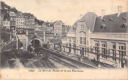 BELGIQUE - Liège - La Gare Du Palais Et La Rue Pierreuse - Carte Postale Ancienne - Other & Unclassified