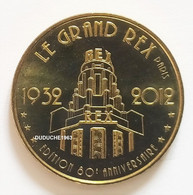 Monnaie De Paris 75.Paris - Grand Rex 80 Ans 2012 - 2012