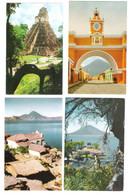 4 Cards - Guatemala - Tikal - San Antonio Palopo - Lake Atitlan - Arco De Santa Catarina - Guatemala