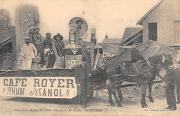 CPA 28 CHARTRES CHAR DE LA MAISON ROYER CAVALCADE 1ER AVRIL CHARTRES / CAFE ROYER RHUM - Andere & Zonder Classificatie