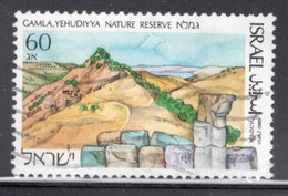 Israel 1990 Single Stamp From The Set Celebrating Nature Reserve In Fine Used - Oblitérés (sans Tabs)