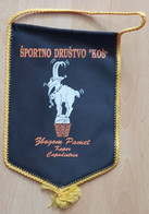 ŠPORTNO DRUŠTVO ''KOŠ'' KOPER Slovenia Basketball Club  PENNANT, SPORTS FLAG ZS 5/8 - Apparel, Souvenirs & Other