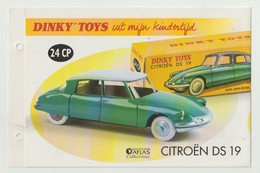 Brochure-leaflet: Dinky Toys (atlas Edition) 24CP Citroën DS19 Scale 1:43 2014 Groen - Dinky