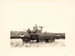 Char Militaire De Marque Type Modèle ? * Véhicule Blindé Matériel Tank Régiment Militaire * Guerre War * Photo 11x8.2cm - Materiale