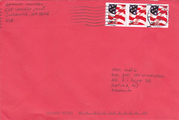 FLAG, STAMPS ON COVER, 2005, USA - Storia Postale