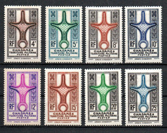Col33 Colonie Ghadamès N° 1 à 8 Neuf X MH Cote : 65,00€ - Unused Stamps