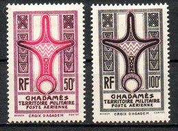 Col33 Colonie Ghadamès PA N° 1 & 2 Neuf X MH Cote : 40,00€ - Nuevos