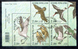 FINNLAND 1352-1356 KB FD Canc. - Vögel, Birds, Oiseaux  - FINLAND / FINLANDE - Blocs-feuillets