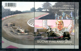 FINNLAND Block 20, Bl.20 Mnh - Mika Häkkinen, Formel 1. Formula 1, Formule 1  - FINLAND / FINLANDE - Blocs-feuillets
