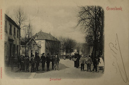 Groesbeek (Gld.) Dorpstraat (Veel Volk) 1900 Topkaart - Andere & Zonder Classificatie