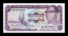 Gambia 1 Dalasi 1972-1986 Pick 4g Sign 8 Sc Unc - Gambie