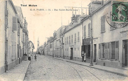 Melun           77            Rue Saint Barthélemy    N° 26      (voir Scan) - Melun