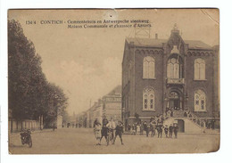 Kontich 134/4 CONTICH  - Gemeentehuis En Antwerpsche Steenweg (toestand Zie Scans) - Kontich