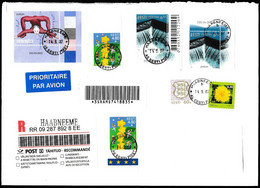 Europa Cept - 2007 - Estland, Estonia - Postal History & Philatelic Cover With Registered Letter - 75 - 2007