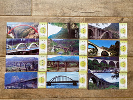 China China Railway Bridge Platform Ticket, Arch Bridge Scenery Platform Ticket,12 Pcs - Monde