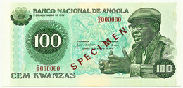 Angola - 100 Kwanzas - 14.08.1979 - Pick 115.s - SPECIMEN - Unc. - Camarada Dr. Agostinho Neto - Angola