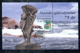 FINNLAND-ÅLAND Block 3, Bl.3 FD Canc. - Hologramme   - FINLAND / FINLANDE - Blocks & Sheetlets