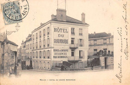 Melun            77         Hôtel Du Grand Monarque          (voir Scan) - Melun