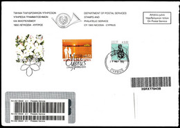Europa Cept - 2012 - Cyprus - Postal History & Philatelic Cover With Registered Letter - 93 - 2012