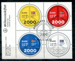 FINNLAND-ÅLAND  Block 4, Bl.4 FD Canc. - Millenium - FINLAND / FINLANDE - Blocs-feuillets