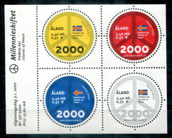 FINNLAND-ÅLAND  Block 4, Bl.4 Mnh - Millenium - FINLAND / FINLANDE - Blocks & Sheetlets