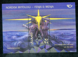 FINNLAND-ÅLAND  Block 5, Bl.5 Mnh - NORDEN, Nordische Mythen, Nordic Myths, Mythes Nordiques - FINLAND / FINLANDE - Blocs-feuillets