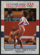 UNITED STATES - U.S. OLYMPIC CARDS HALL OF FAME - GYMNASTICS - MARY LOU RETTON - # 27 - Trading Cards