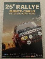 RALLYE MONTE CARLO Historique 2023 Départ Reims Lancia Fulvia - Rally Racing
