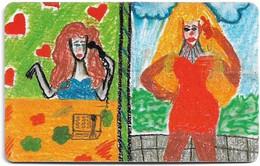 Namibia - Telecom Namibia - Children Art - Painting #5, Solaic, 2000, 10$, Used - Namibië