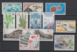 TAAF Année Complète 1986 115-121 Et PA 92,94A,95-96 ** MNH - Komplette Jahrgänge