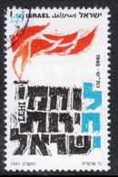 Israel 1991 Single Stamp Celebrating 51st Anniversary Of Lehi In Fine Used - Gebruikt (zonder Tabs)