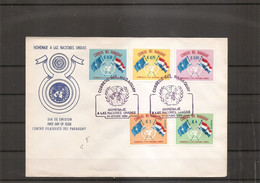 Drapeaux ( FDC Du Paraguay De 1960 à Voir) - Enveloppes