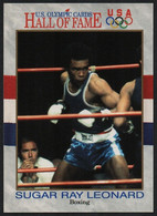 UNITED STATES - U.S. OLYMPIC CARDS HALL OF FAME - BOXING - SUGAR RAY LEONARD - # 29 - Trading-Karten