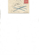 PETITE LETTRE  OBLITEREE CAD TALMONT -VENDEE 1932  -AFFRANCHIE  SEMEUSE LIGNEE N° 199 . - 1921-1960: Moderne