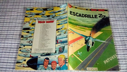 LES AVENTURES DE BUCK DANNY  N°25   " Escadrille ZZ "   1977  DUPUIS   BD SOUPLE  TBE - Buck Danny