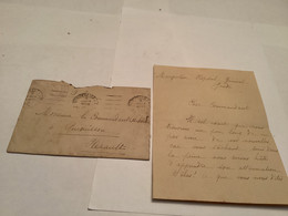 Lettre , Manuscrite, Montpellier Hôpital, Général, Cher Commandant Reboul Puimisson 1930 Commandant Reboul - Documents