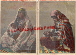 ALGERIE- ORAN - DOMAINE ST SAINT EUGENE - F. SENECLAUZE VITICULTEUR -JEUNE FEMME INDIGENE ET SON ENFANT-MERE ARABE-1914 - Documentos Históricos