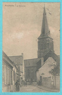 * Meulebeke (West Vlaanderen) * (Uitgave Foto Sacrez) De Kerkstraat, Rue De L'église, Church, Animée, Old, Rare - Meulebeke