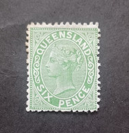 AUSTRALIA OC QUEENSLAND 1897 VICTORIA  CAT SCOTT N 85 MNHL - Nuovi