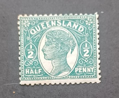 AUSTRALIA OC QUEENSLAND 1891 VICTORIA  CAT SCOTT N 63 MNHL - Ungebraucht